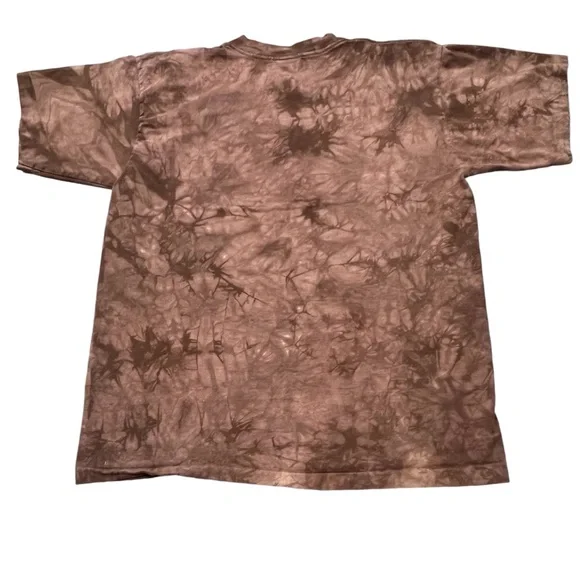 Single stitch Vintage Led Zeppelin Liquid Blue Tie Dye Tee Tshirt Size Medium - Picture 2 of 6